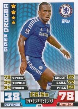 2014-15 Topps Match Attax Premier League #69 Didier Drogba Front
