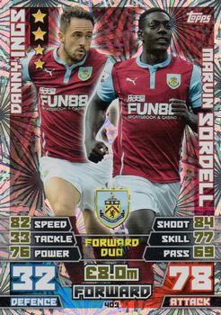 2014-15 Topps Match Attax Premier League #403 Danny Ings / Marvin Sordell Front
