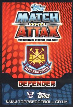 2014-15 Topps Match Attax Premier League #420 James Collins / James Tomkins Back