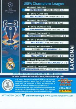 LA DECIMA REAL MADRID CF UCL 2014-15 Card #358. Panini ADRENALYN XL 