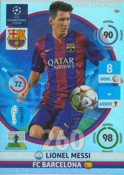 2014-15 Panini Adrenalyn XL UEFA Champions League - Game Changers #325 Lionel Messi Front