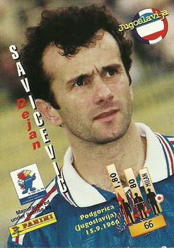 1998 Panini World Cup #66 Dejan Savicevic  Back