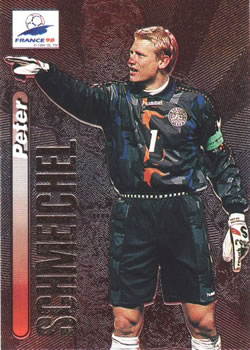 1998 Panini World Cup #1 Peter Schmeichel Front