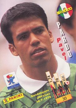 1998 Panini World Cup #30 Pavel Pardo Back