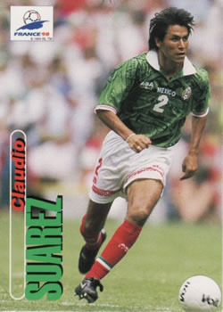 1998 Panini World Cup #35 Claudio Suarez Front