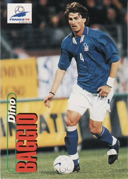 1998 Panini World Cup #44 Dino Baggio Front