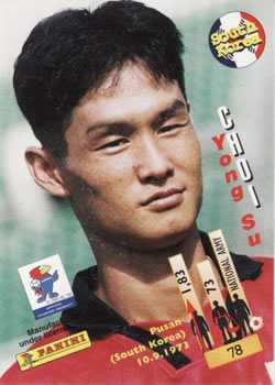 1998 Panini World Cup #78 Yong Su Choi Back