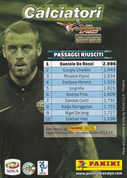 2014-15 Panini Adrenalyn XL Calciatori #7 Daniele De Rossi Back