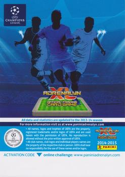 2014-15 Panini Adrenalyn XL UEFA Champions League - Goal Machine #NE10 Lionel Messi Back
