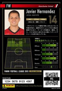 2013 Panini Football League (PFL01) #088 Javier Hernandez Back