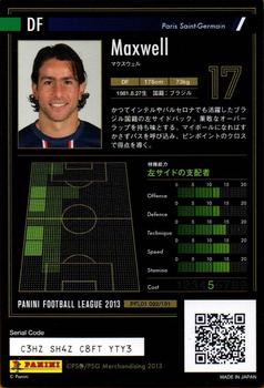 2013 Panini Football League (PFL01) #092 Maxwell Back