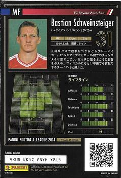 2014 Panini Football League (PFL05) #115 Bastian Schweinsteiger Back