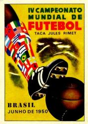 1970 Panini FIFA World Cup Mexico Stickers #NNO Poster Uruguay 1950 Front