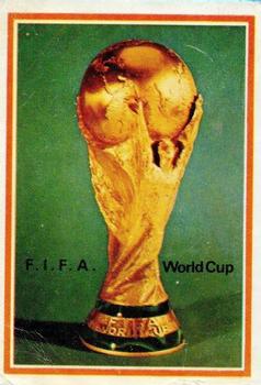 1974 Panini FIFA World Cup Munich Stickers #4 World Cup Trophy Front