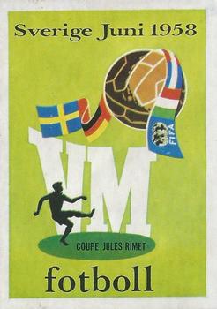 1974 Panini FIFA World Cup Munich Stickers #35 World Cup 58 Poster Front