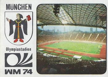 1974 Panini FIFA World Cup Munich Stickers #71 Olympiastadion Front