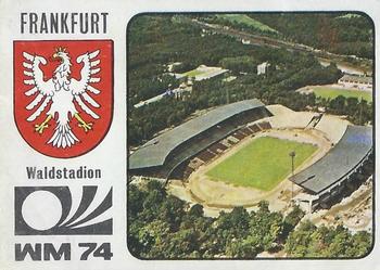 1974 Panini FIFA World Cup Munich Stickers #72 Waldstadion Front