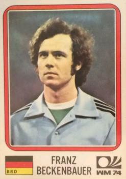 1974 Panini FIFA World Cup Munich Stickers #89 Franz Beckenbauer Front