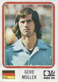 1974 Panini FIFA World Cup Munich Stickers #101 Gerd Müller Front