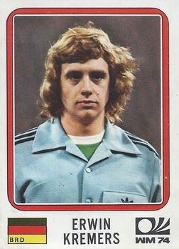 1974 Panini FIFA World Cup Munich Stickers #102 Erwin Kremers Front