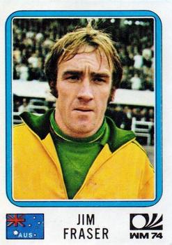 1974 Panini FIFA World Cup Munich Stickers #107 Jim Fraser Front