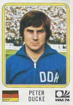 1974 Panini FIFA World Cup Munich Stickers #128 Peter Ducke Front