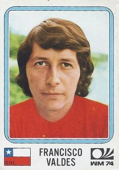 1974 Panini FIFA World Cup Munich Stickers #140 Francisco Valdes Front