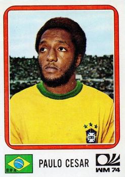 1974 Panini FIFA World Cup Munich Stickers #165 Paulo Cesar Front