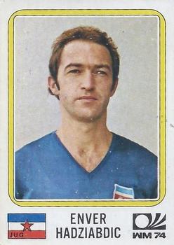1974 Panini FIFA World Cup Munich Stickers #186 Enver Hadziabdic Front