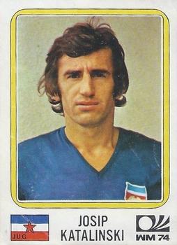 1974 Panini FIFA World Cup Munich Stickers #187 Josip Katalinski Front