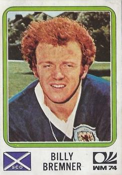 1974 Panini FIFA World Cup Munich Stickers #208 Billy Bremner Front