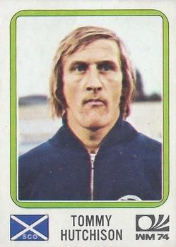 1974 Panini FIFA World Cup Munich Stickers #214 Tommy Hutchison Front