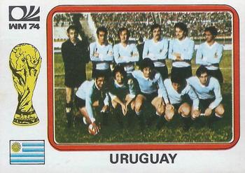1974 Panini FIFA World Cup Munich Stickers #216 Echipa Uruguay Front