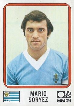 1974 Panini FIFA World Cup Munich Stickers #223 Mario Soryez Front