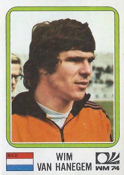 1974 Panini FIFA World Cup Munich Stickers #244 Wim Van Hanegem Front