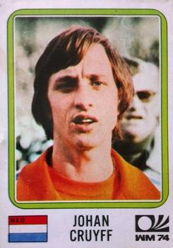 1974 Panini FIFA World Cup Munich Stickers #246 Johan Cruyff Front