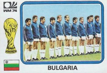 1974 Panini FIFA World Cup Munich Stickers #250 Echipa Bulgaria Front