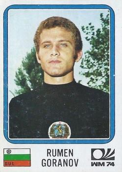 1974 Panini FIFA World Cup Munich Stickers #252 Rumen Goranov Front