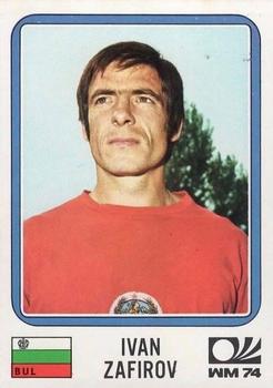1974 Panini FIFA World Cup Munich Stickers #253 Ivan Zafirov Front