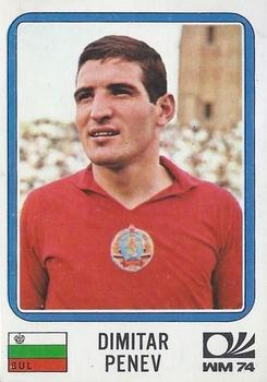 1974 Panini FIFA World Cup Munich Stickers #254 Dimitar Penev Front