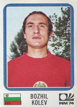 1974 Panini FIFA World Cup Munich Stickers #257 Bozhil Kolev Front