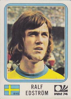 1974 Panini FIFA World Cup Munich Stickers #281 Ralf Edstrom Front
