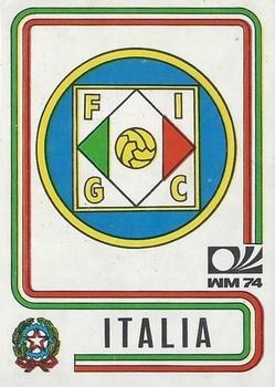 1974 Panini FIFA World Cup Munich Stickers #283 Stema Italia Front