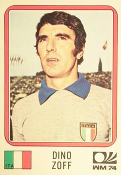 1974 Panini FIFA World Cup Munich Stickers #288 Dino Zoff Front