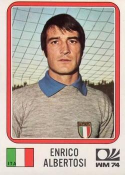 1974 Panini FIFA World Cup Munich Stickers #289 Enrico Albertosi Front