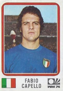 1974 Panini FIFA World Cup Munich Stickers #298 Fabio Capello Front