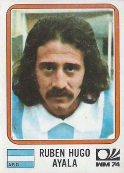 1974 Panini FIFA World Cup Munich Stickers #333 Ruben Hugo Ayala Front