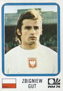 1974 Panini FIFA World Cup Munich Stickers #342 Zbigniew Gut Front