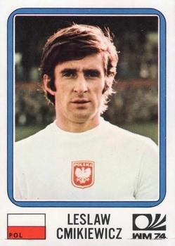 1974 Panini FIFA World Cup Munich Stickers #345 Leslaw Cmikiewicz Front