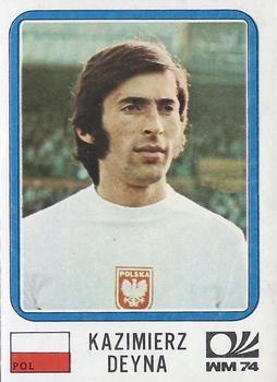 1974 Panini FIFA World Cup Munich Stickers #346 Kazimierz Deyna Front